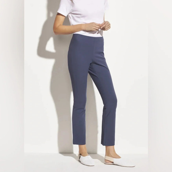 Vince Crop Flare Pull On Pant in Blue NWT - Picture 8 of 8
